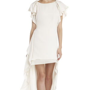 BCBGMAXAZRIA RUNWAY Designer Gown Off-White